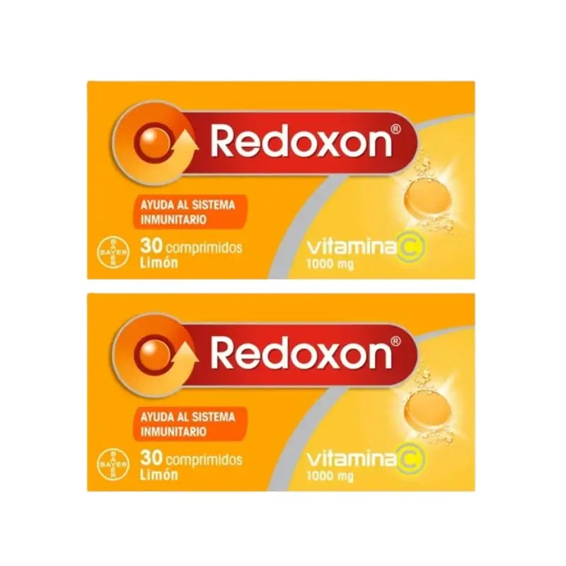 Redoxon Vitamin C Lemon Flavour, 2X30 Comprimidos Efervescentes