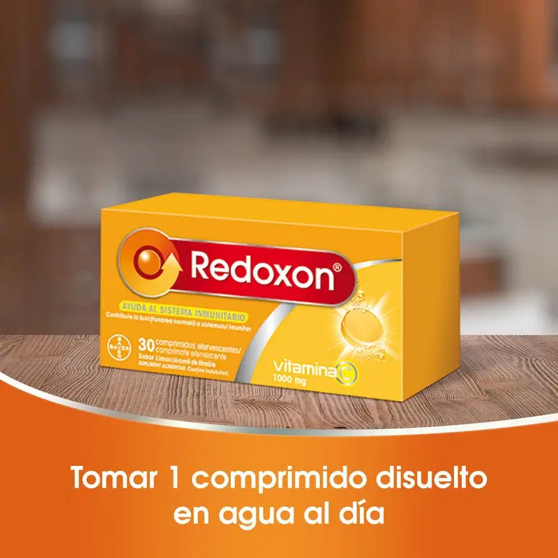 REDOXON VITAMINA C 1000MG SABOR LIMÃO 30 COMPRIMIDOS