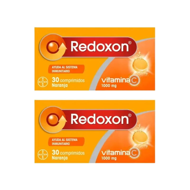 Redoxon Vitamin C Orange Flavour, 2X30 Comprimidos Efervescentes