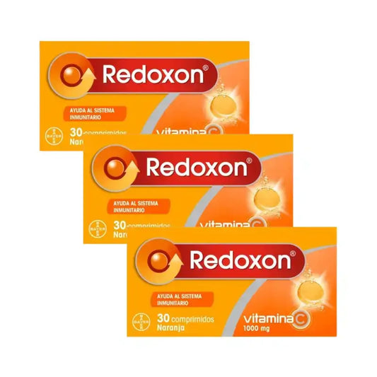 Redoxon Vitamin C Orange Flavour, 3X30 Comprimidos Efervescentes