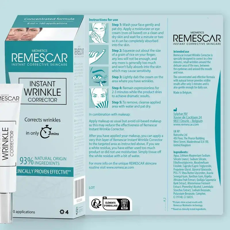 Remescar Corretor de Rugas Instantâneo, 8 ml