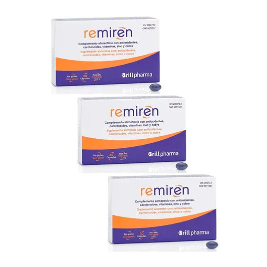 Remiren, Embalagem 3 x 30 Cápsulas