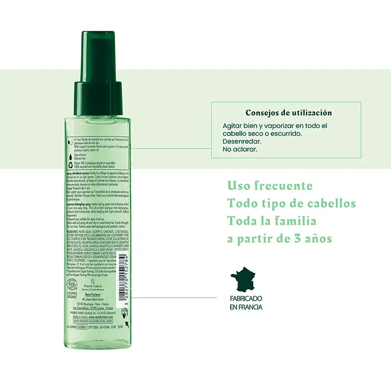 Rene Furterer Naturia Spray Desembaraçante Extra Suave, 200 ml