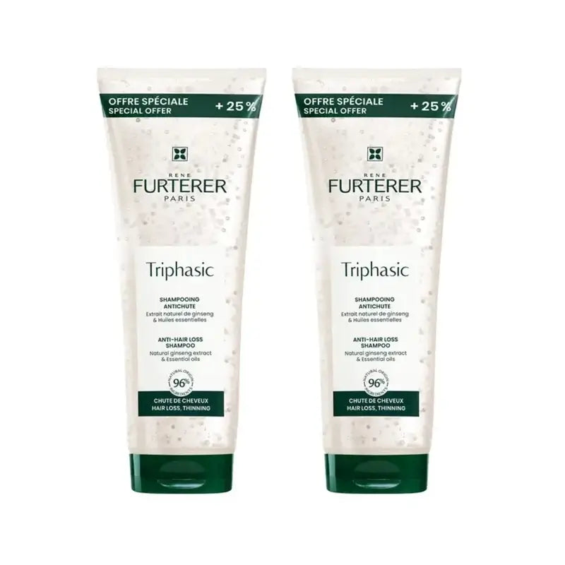 Rene Furterer Champô Trifásico para a Queda de Cabelo, 2X200 Ml
