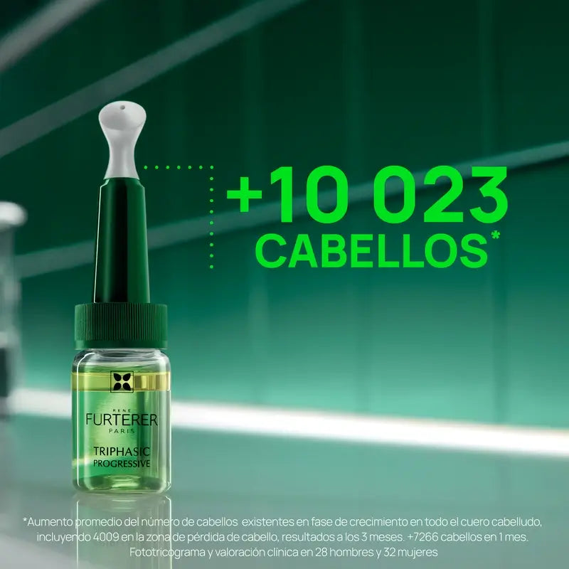 René Furterer Triphasic Progressive Hair Loss, 8 frascos