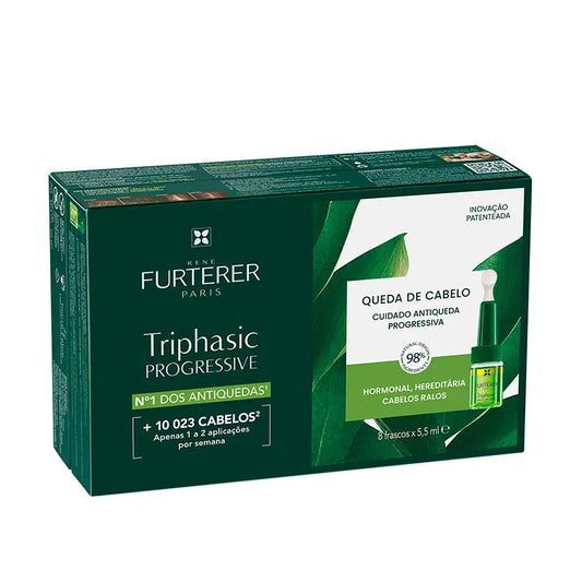 René Furterer Triphasic Progressive Hair Loss, 8 frascos