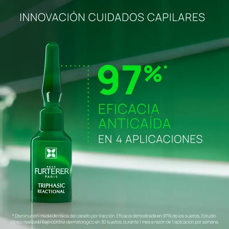 René Furterer Triphasic Reactional Fall Reaction, 12 ampolas