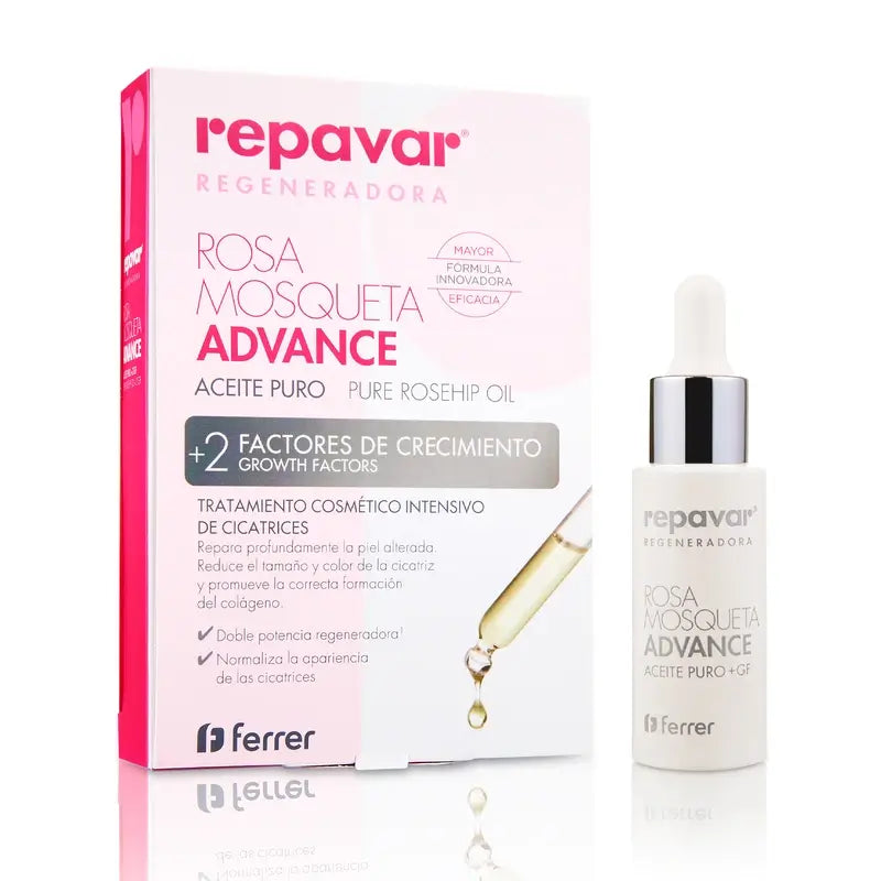 REPAVAR REGENERADOR ÓLEO PURO ÓLEO DE ROSA AVANÇO 15ML