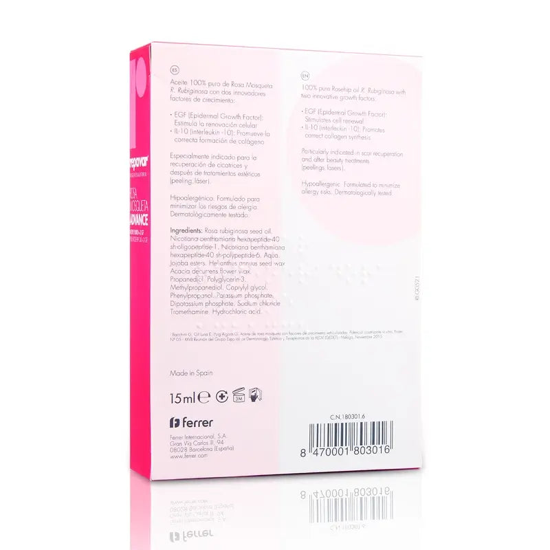 REPAVAR REGENERADOR ÓLEO PURO ÓLEO DE ROSA AVANÇO 15ML