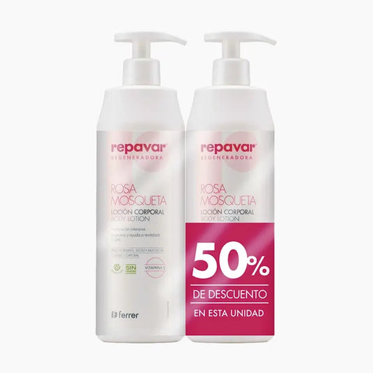 Repavar Loção Corporal Regeneradora 2ªud 50% Prom 2X500Ml