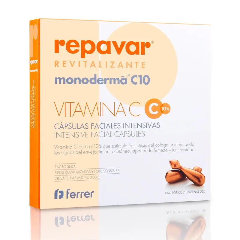 REPAVAR REVITALIZANDO MONODERMA C10 28 CÁPSULAS