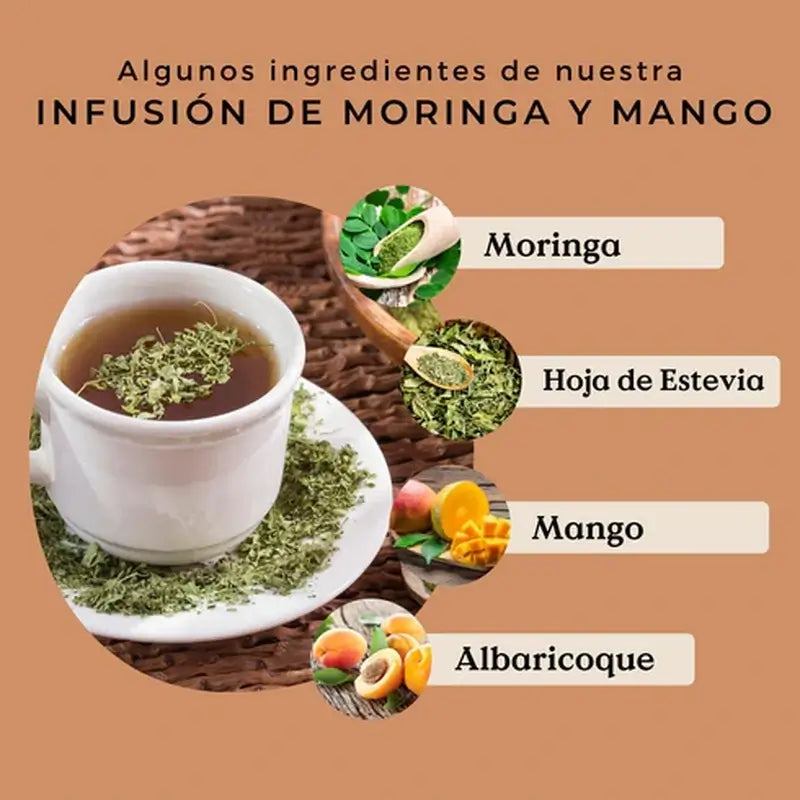 Replantea Infusão Orgânica de Moringa e Manga, 100 g