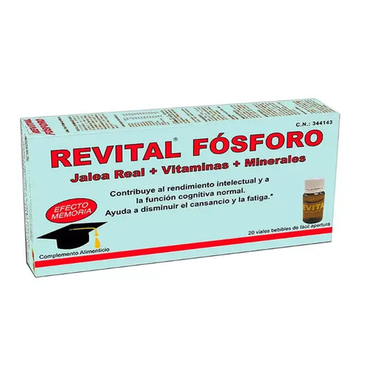 Geleia REVITAL FOSFOROSA + Vitaminas + Minerais 20 ampolas