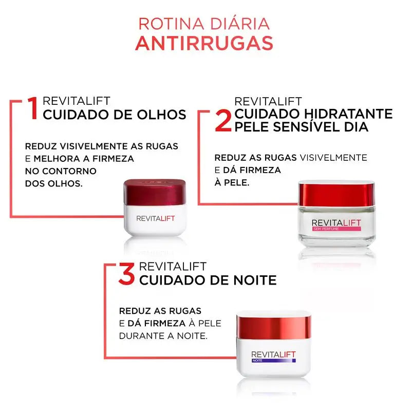 L'Oréal Paris Revitalift Creme Hidratante Anti-Rugas Extra Firmeza Sem Perfume