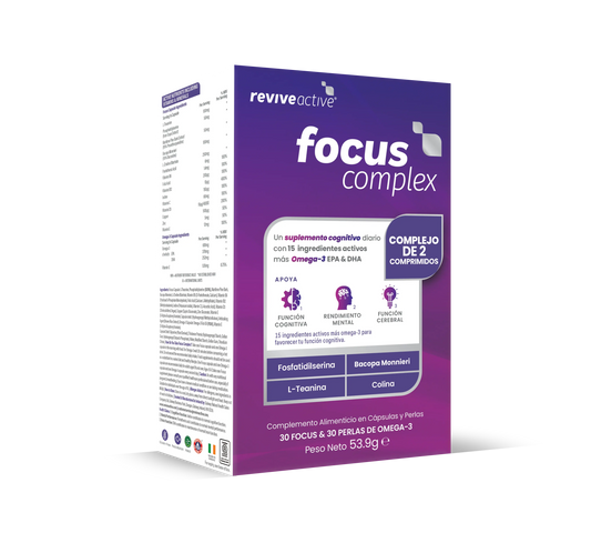 Revive Active Focus Complex, 60 cápsulas e pérolas