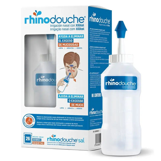 Rhinodouche Adulto Irrigador Nasal 500 ml + sal 26 saquetas