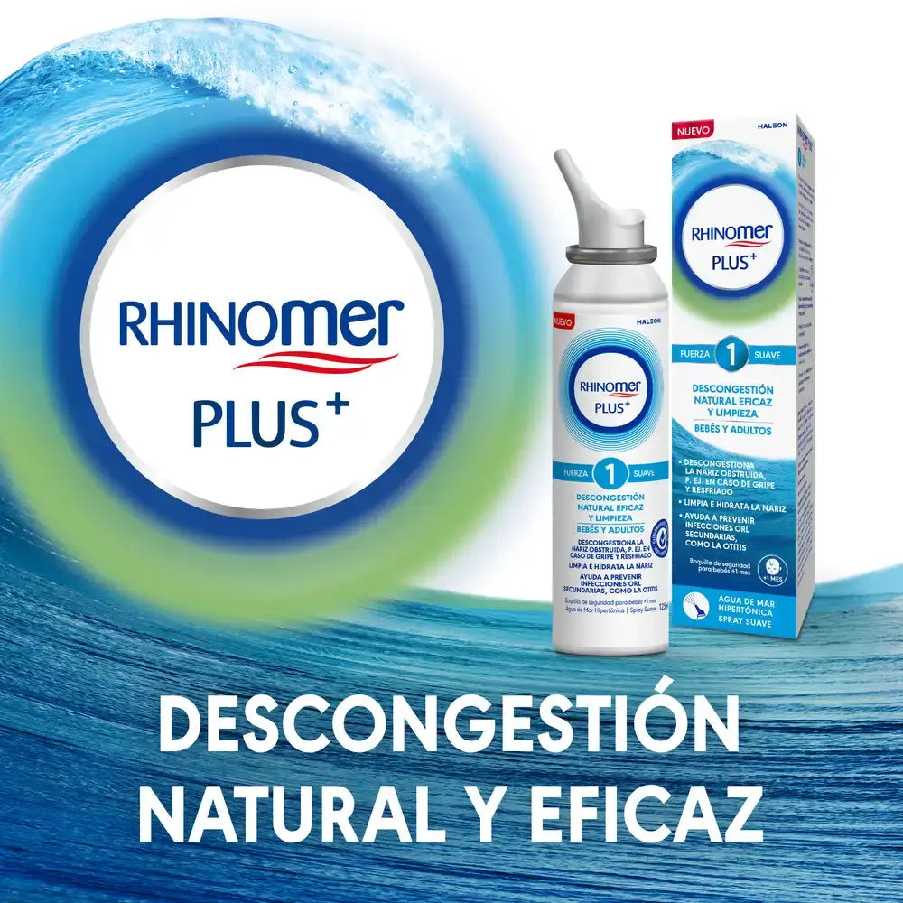 Rhinomer Plus+ F1 Bebés e Adultos , 125 ml