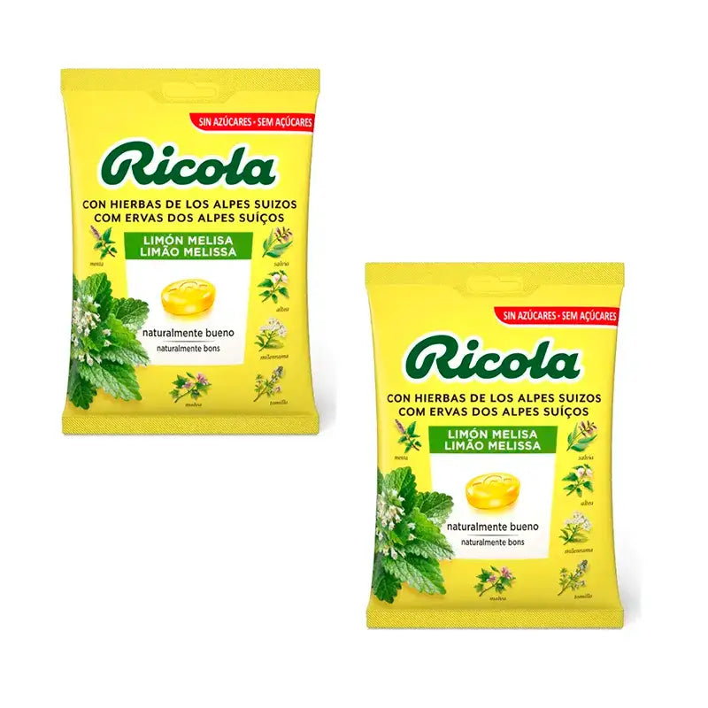 Ricola Rebuçados sem açúcar Limão 2 x 70 G
