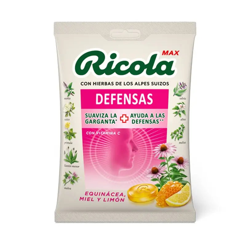 Ricola Max Bag Equinac Mel Limão , 70 gr