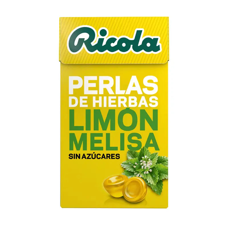 RICOLA PÉROLAS DE RICOLA LIMÃO SEM AÇÚCAR 25 G