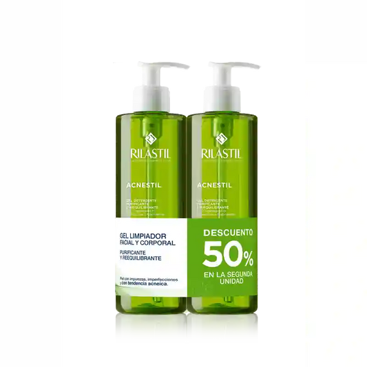 Rilastil Acnestil Prm Acnestil Gel 2ª Unidade 50% , 2X400 Ml