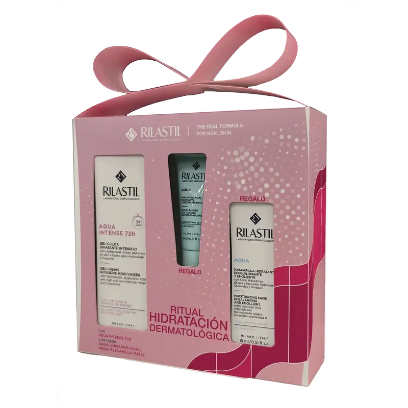 Rilastil Cracker Aqua Intense 40Ml + Aqua Limp 15Ml + Máscara Aqua 15Ml