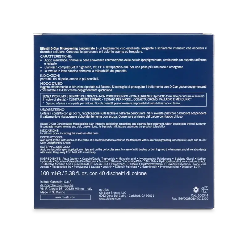 D-Clar Micropeeling Concentrado Despigmentante 100 Ml