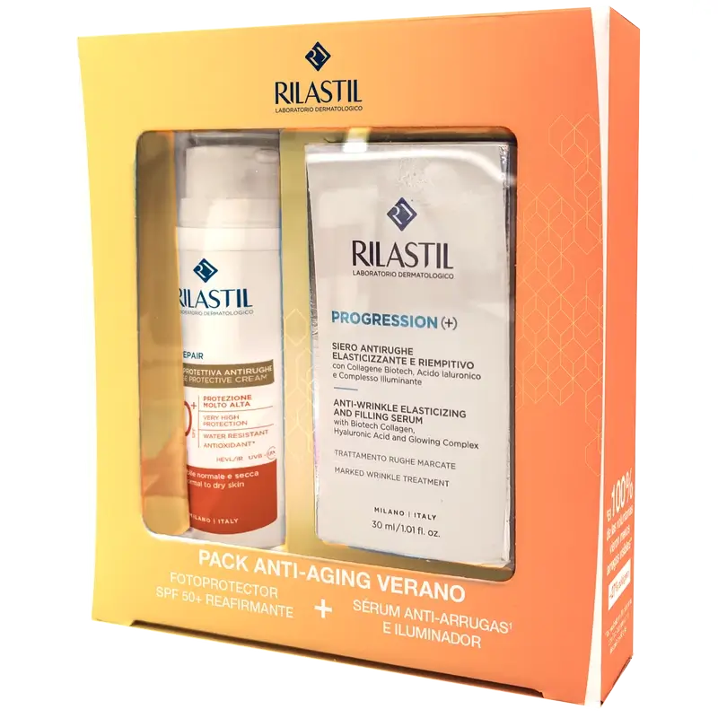 Rilastil Pack Sun System Age Repair Spf50+ E Progression (+) Serum, 80 ml