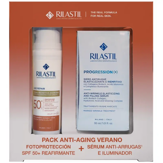 Rilastil Pack Sun System Age Repair Spf50+ E Progression (+) Serum, 80 ml