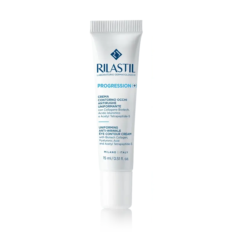 Progressão de Rilastil (+) Creme para o contorno dos olhos , 15 ml