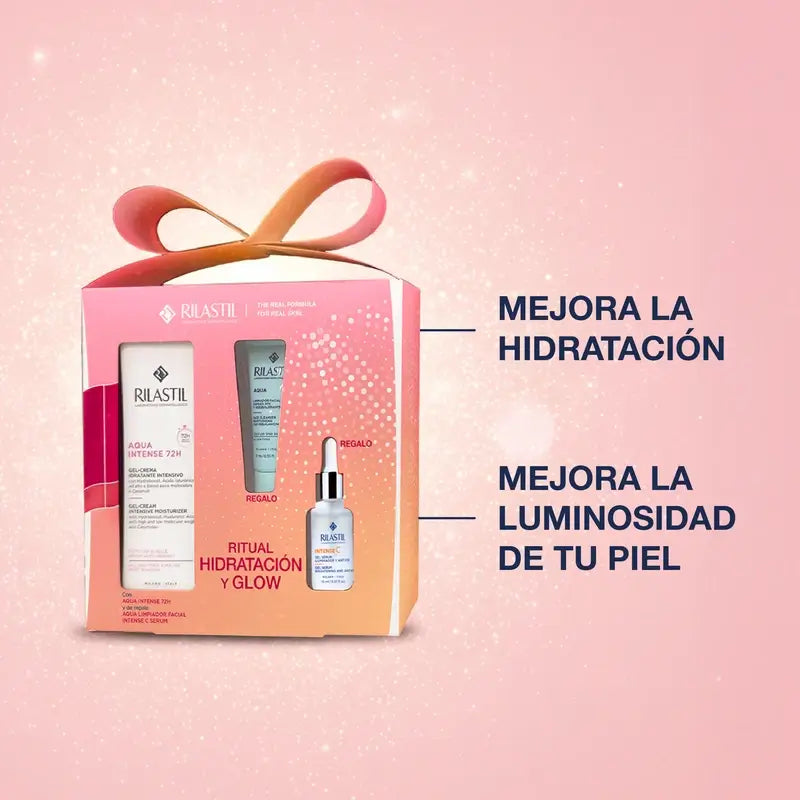 Conjunto de oferta Rilastil Dermatological Glow, 40 ml + 15 ml + 15 ml