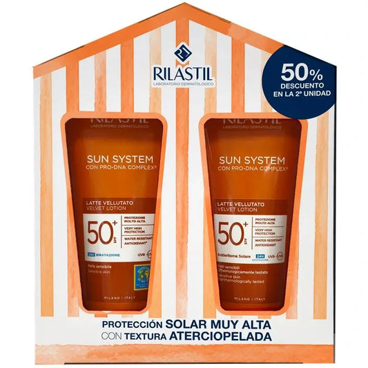 Rilastil Sun System 50 Leite Velluto , 2 x 200 ml