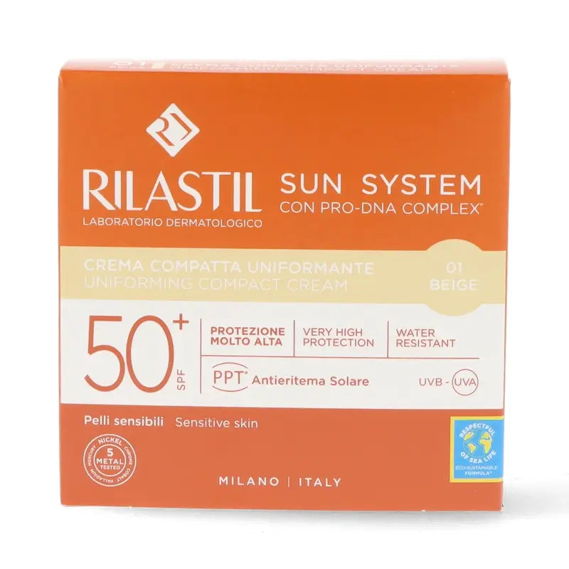 Rilastil Sun System 50+ Compacto Beige 10 Gr