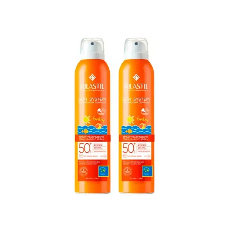 Rilastil Sun System Baby Spray Transparente 50+ , 2 x 200 ml