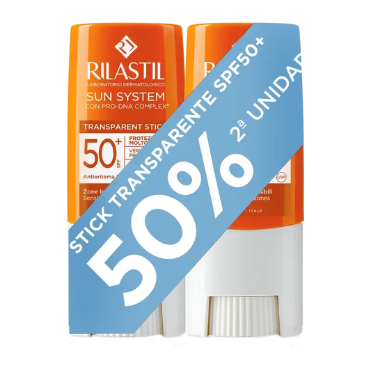Rilastil Sun System Stick Spf50+ , embalagem 2 x 8,5