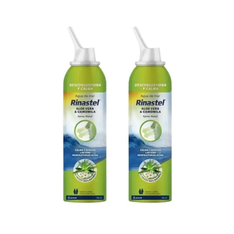 Rinastel Aloé V Camomila Spray Nasal, 2X125 Ml