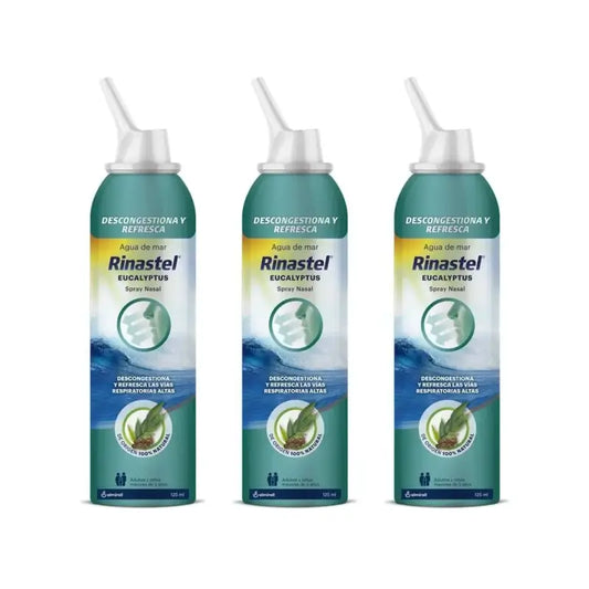 Rinastel Eucalipto Spray Nasal, 3X125 Ml