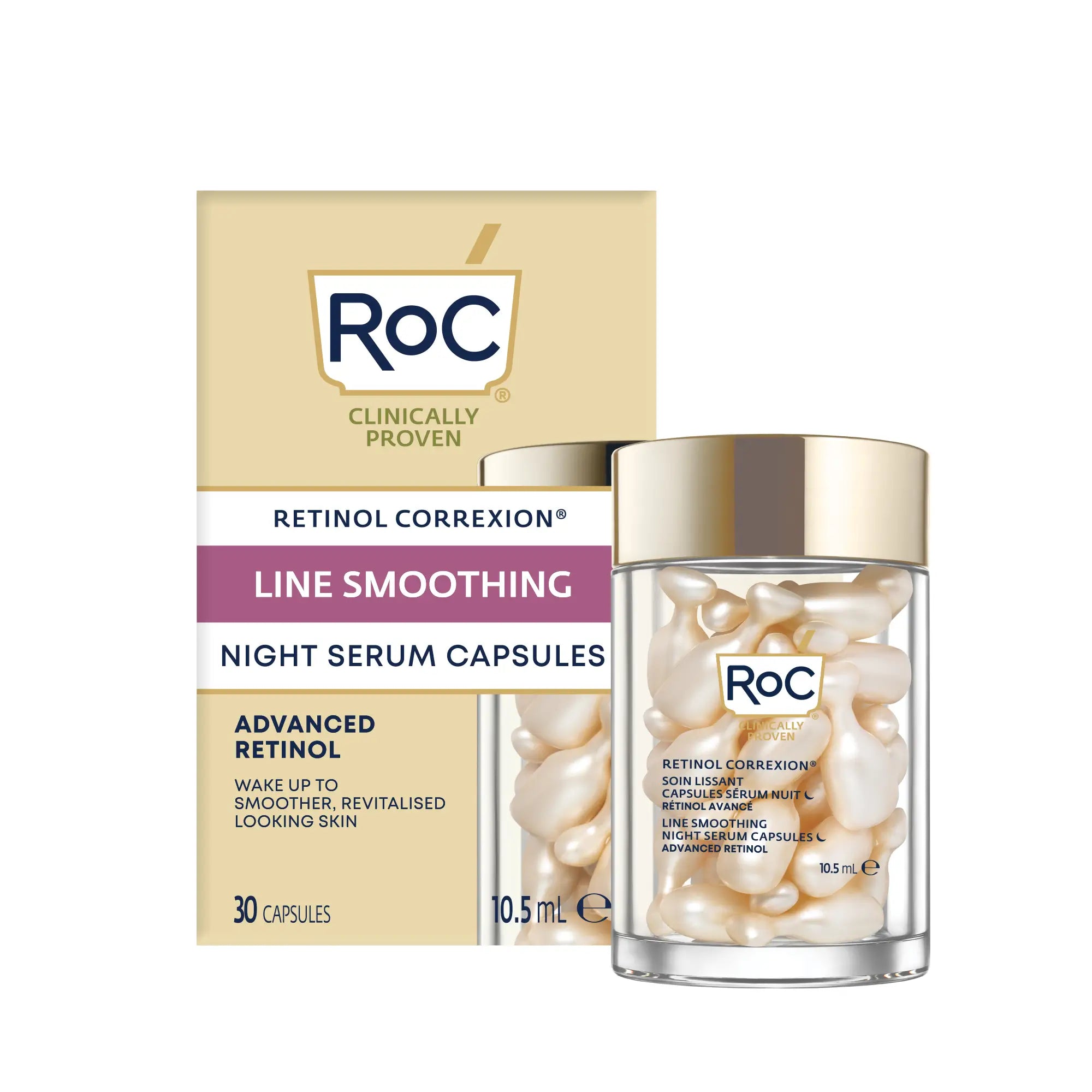 Roc Skincare Iberia Roc® Line Smoothing Serum Em Cápsulas 30Uds