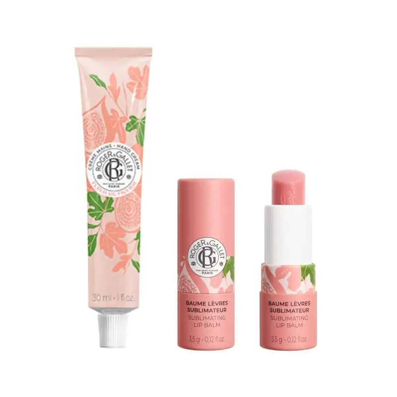 Roger & Gallet Fleur De Figuier Creme de mãos + bálsamo labial