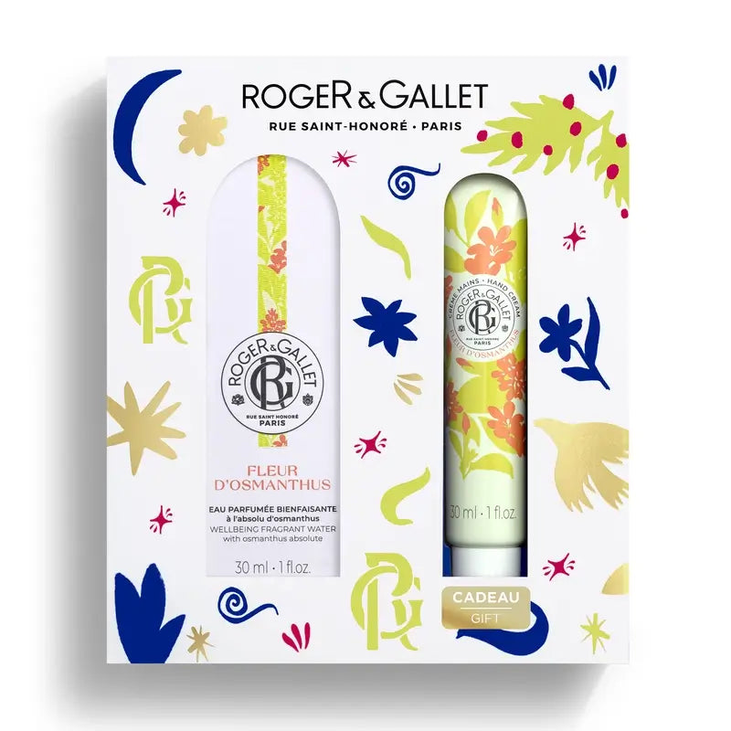 Roger & Gallet Fleur D'Osmanthus Wellness Eau de Parfum + Creme de Mãos Wellness, 60 ml