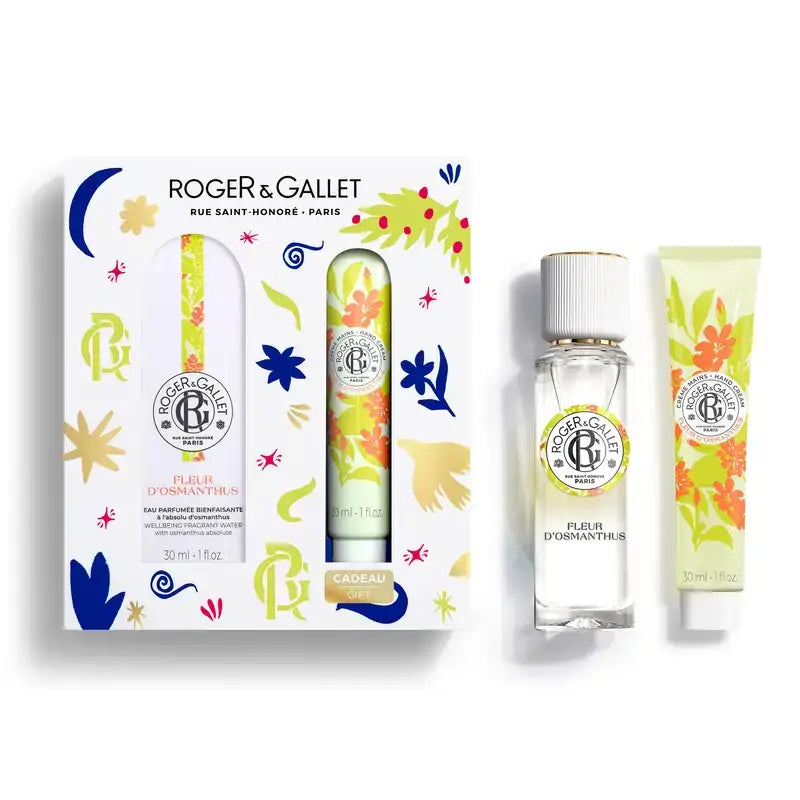 Roger & Gallet Fleur D'Osmanthus Wellness Eau de Parfum + Creme de Mãos Wellness, 60 ml