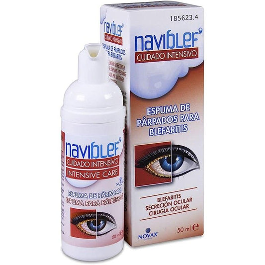 Novax Naviblef Espuma para as Pálpebras para Tratamento Intensivo da Blefarite, 50 ml