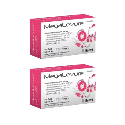 Salvat Megalevure Strawberry, 2X10 Sticks