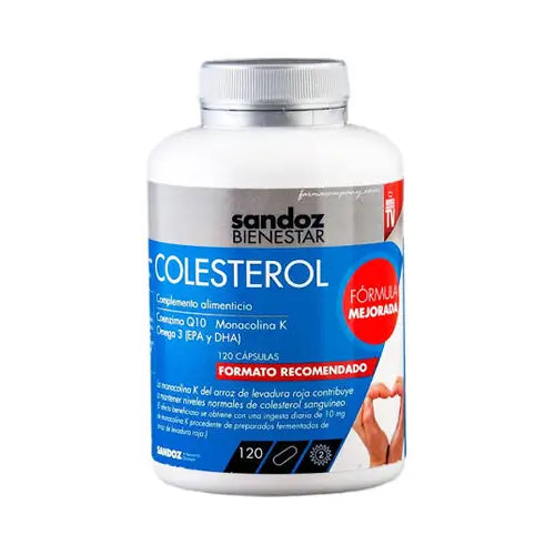 SANDOZ BEM-ESTAR GARRAFA DE COLESTEROL 120 CÁPSULAS