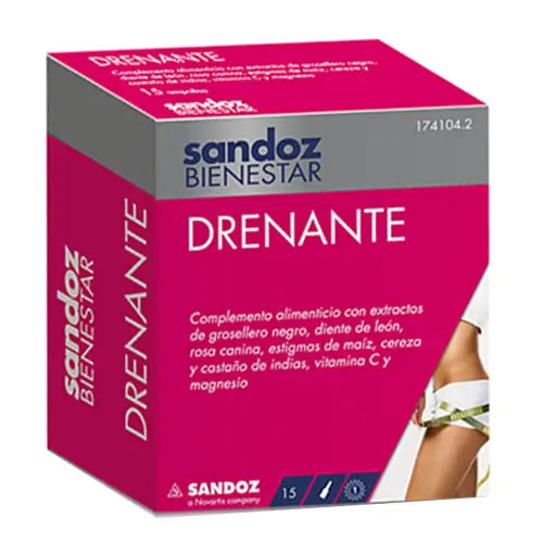 SANDOZ BEM-ESTAR DRENANDO 15 AMPOLAS
