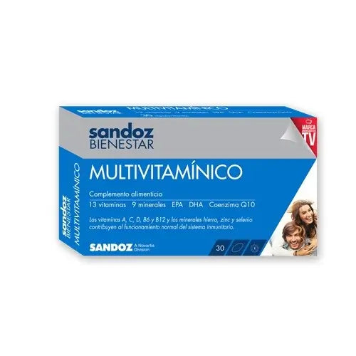 SANDOZ BEM-ESTAR MULTIVITAMÍNICO 30 CÁPSULAS MOLES