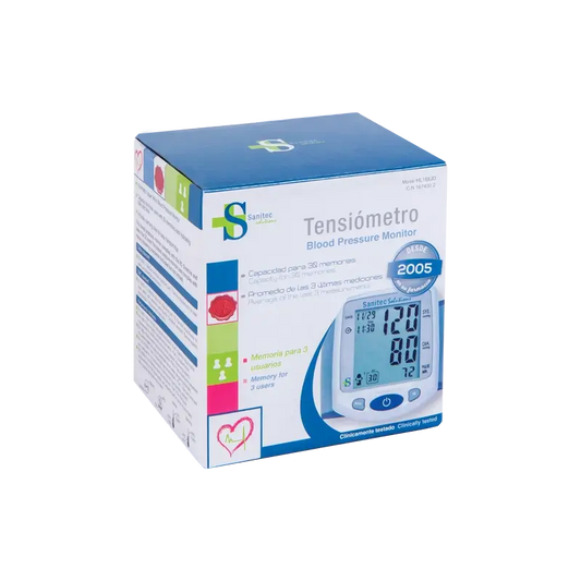Aparelho de medição da tensão arterial de pulso Sanitec, 1 unidade