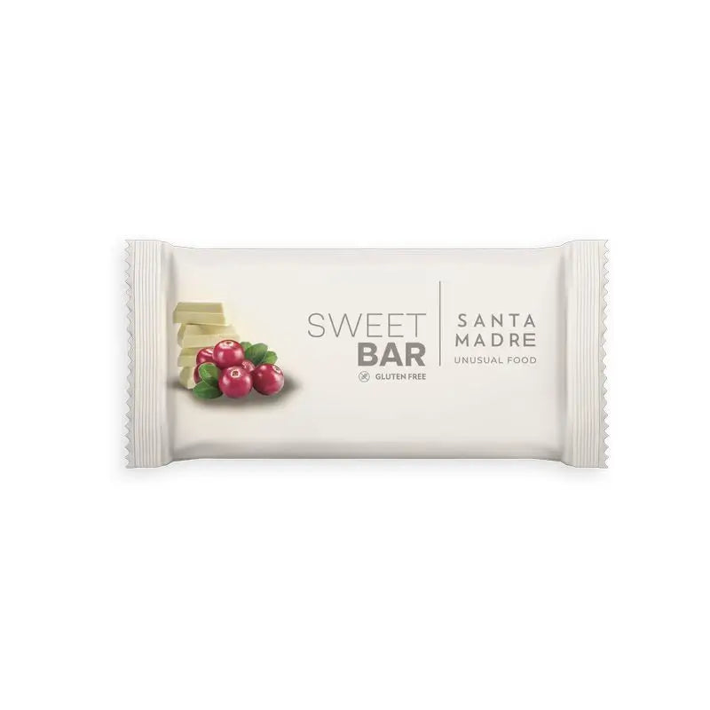 Santa Madre Sweet Bar Choco-Blueberry Bar Branco, 60 g