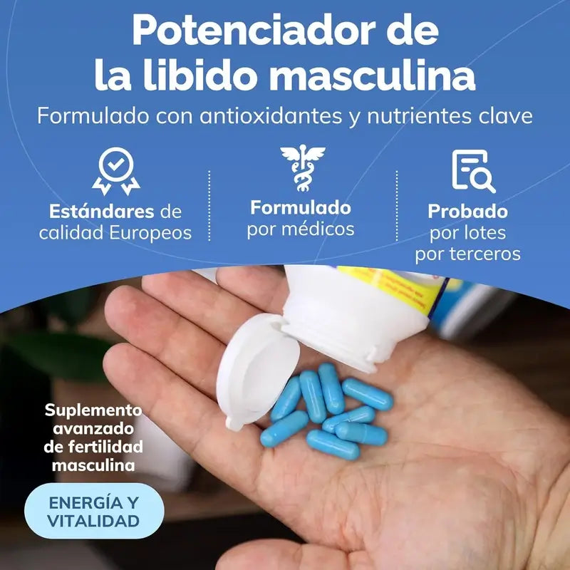 Sasmar Conceive Plus Apoio à Fertilidade Masculina, 60 Cápsulas