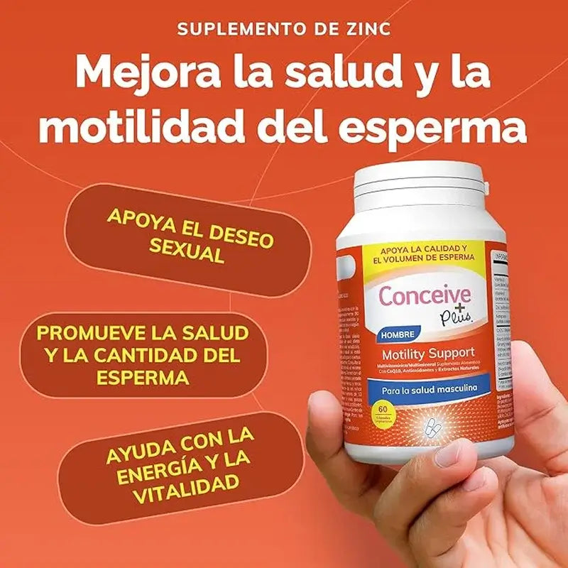 Sasmar Conceive Plus Motilidade Masculina, 60 Cápsulas
